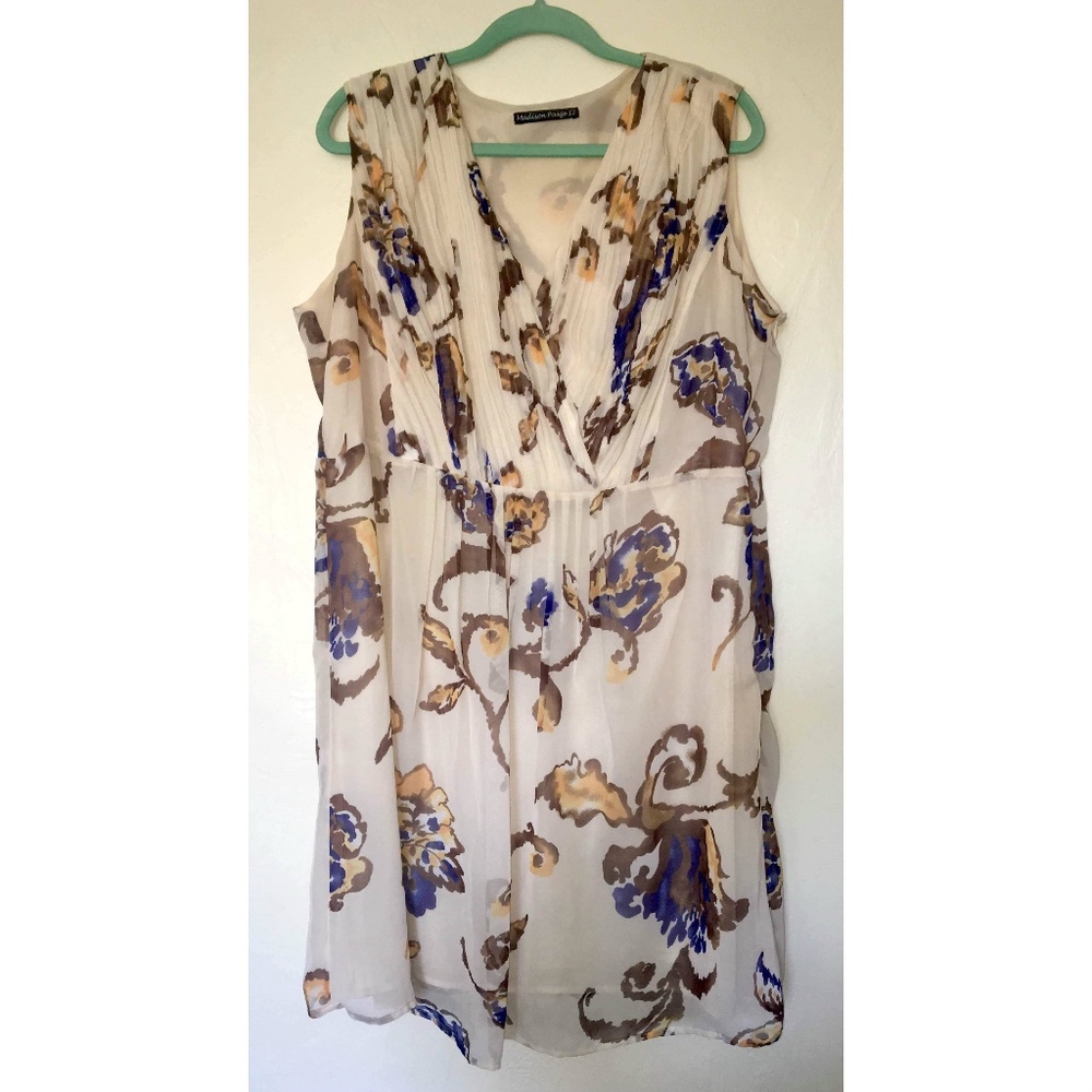 Madison Paige Floral Dress - 2X